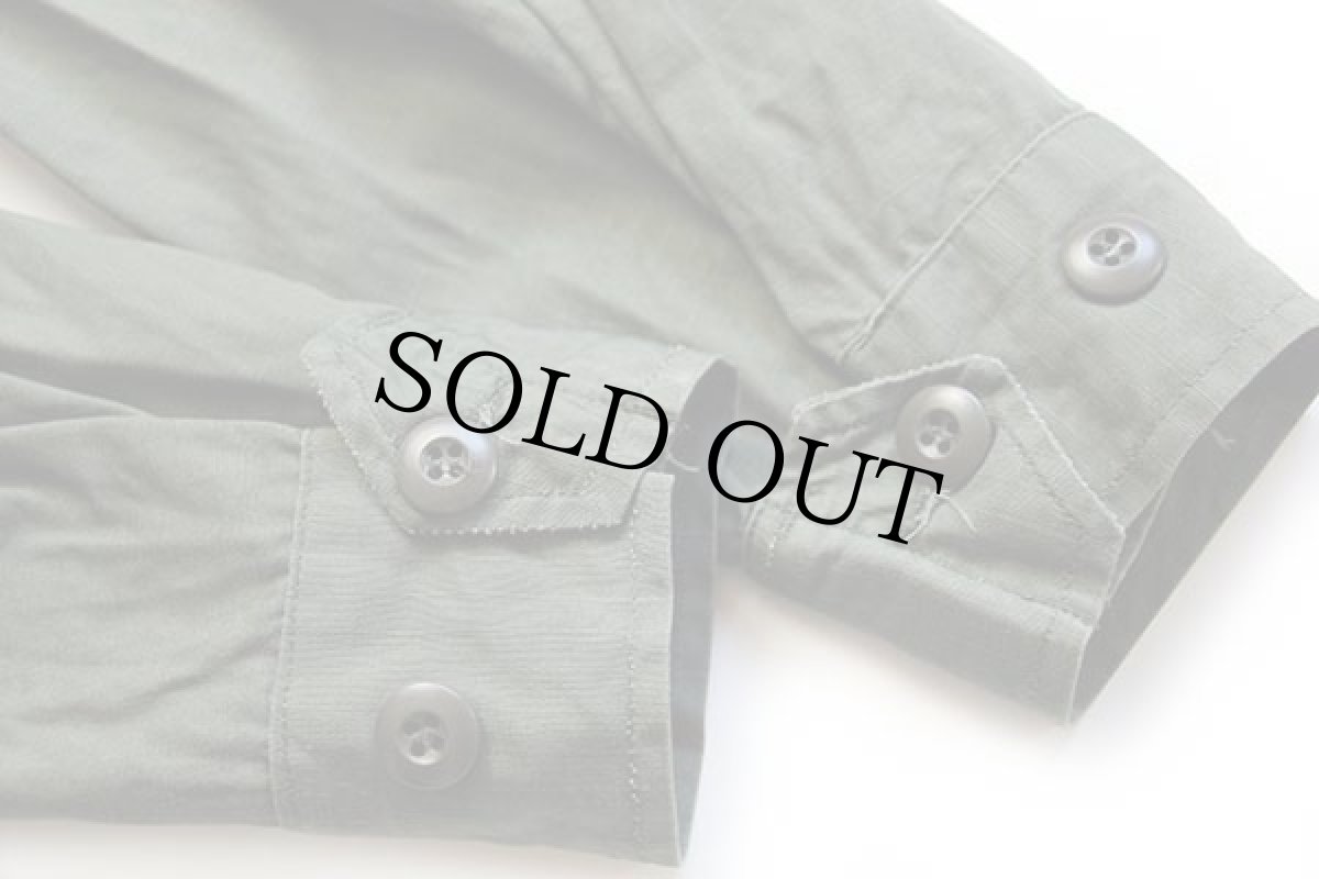 画像5: 70s 米軍 U.S.ARMY ファティーグジャケット オリーブグリーン S-R (5)