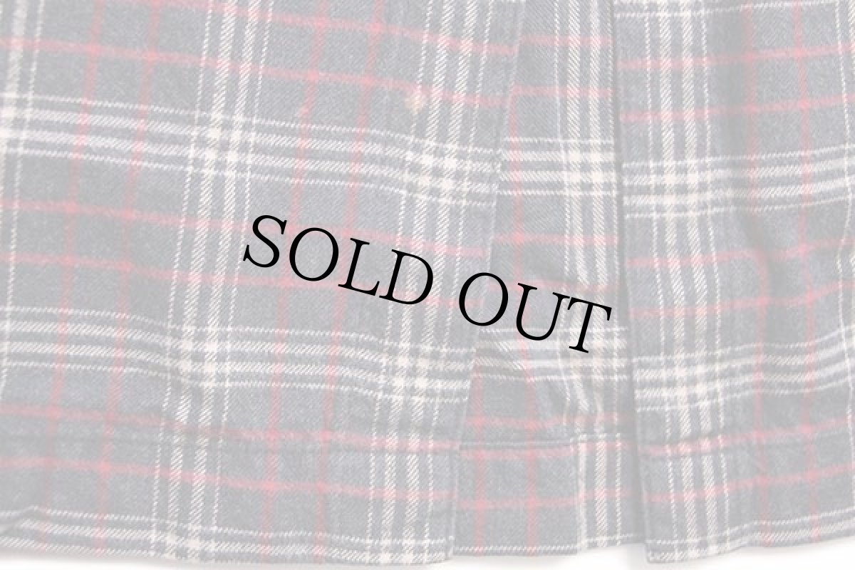 画像6: 90s EddieBauerエディーバウアー タータンチェック マキシ丈 コットン ライトネル ワンピース S (6)