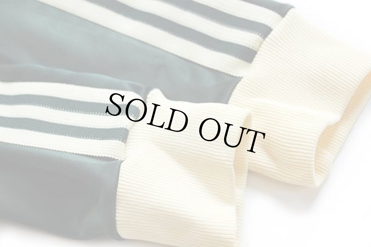 画像6: 80s USA製 adidasアディダス ツートン ATP ジャージ クリーム×緑 S★トラックジャケット (6)