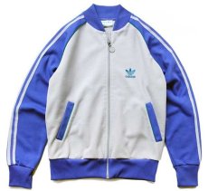 画像1: 80s adidasアディダス マルチカラー ジャージ M★トラックジャケット (1)