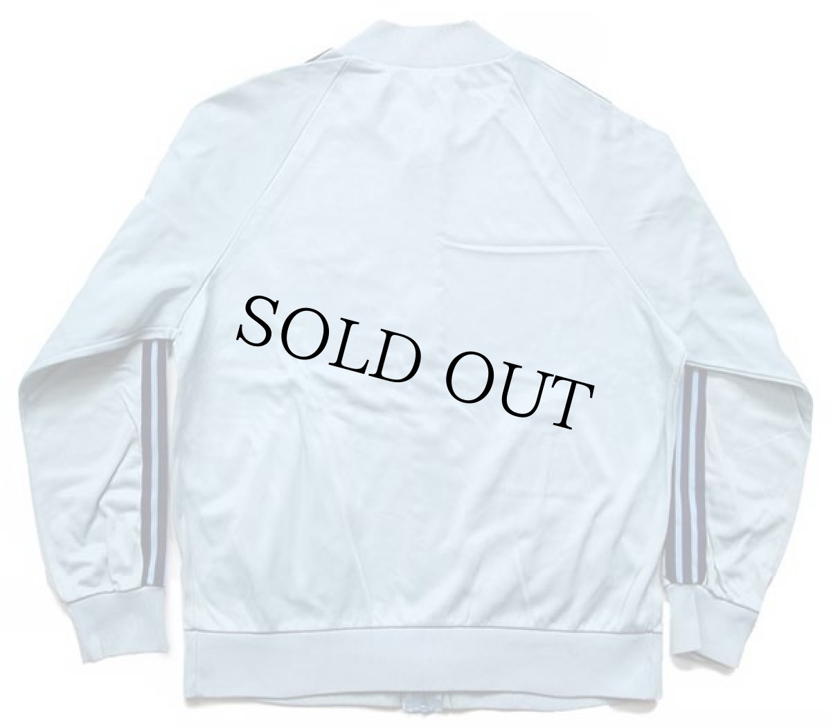 画像2: 70s フランス製 adidasアディダス VENTEX ATP トラックジャケット 水色×紺 M★ジャージ (2)