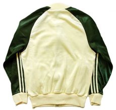 画像2: 80s USA製 adidasアディダス ツートン ATP ジャージ クリーム×緑 S★トラックジャケット (2)