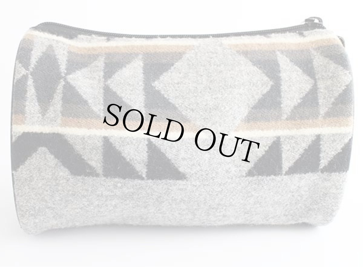 画像2: 80s USA製 PENDLETONペンドルトン ネイティブ柄 ウール ブランケット ポーチ (2)