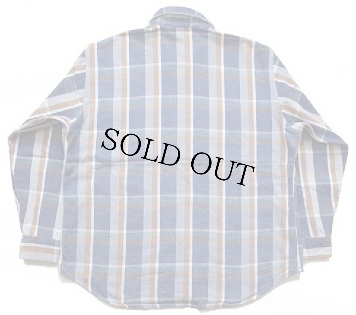 画像2: 80s USA製 JCPenney BIGMACビッグマック チェック コットン フランネルシャツ XL (2)