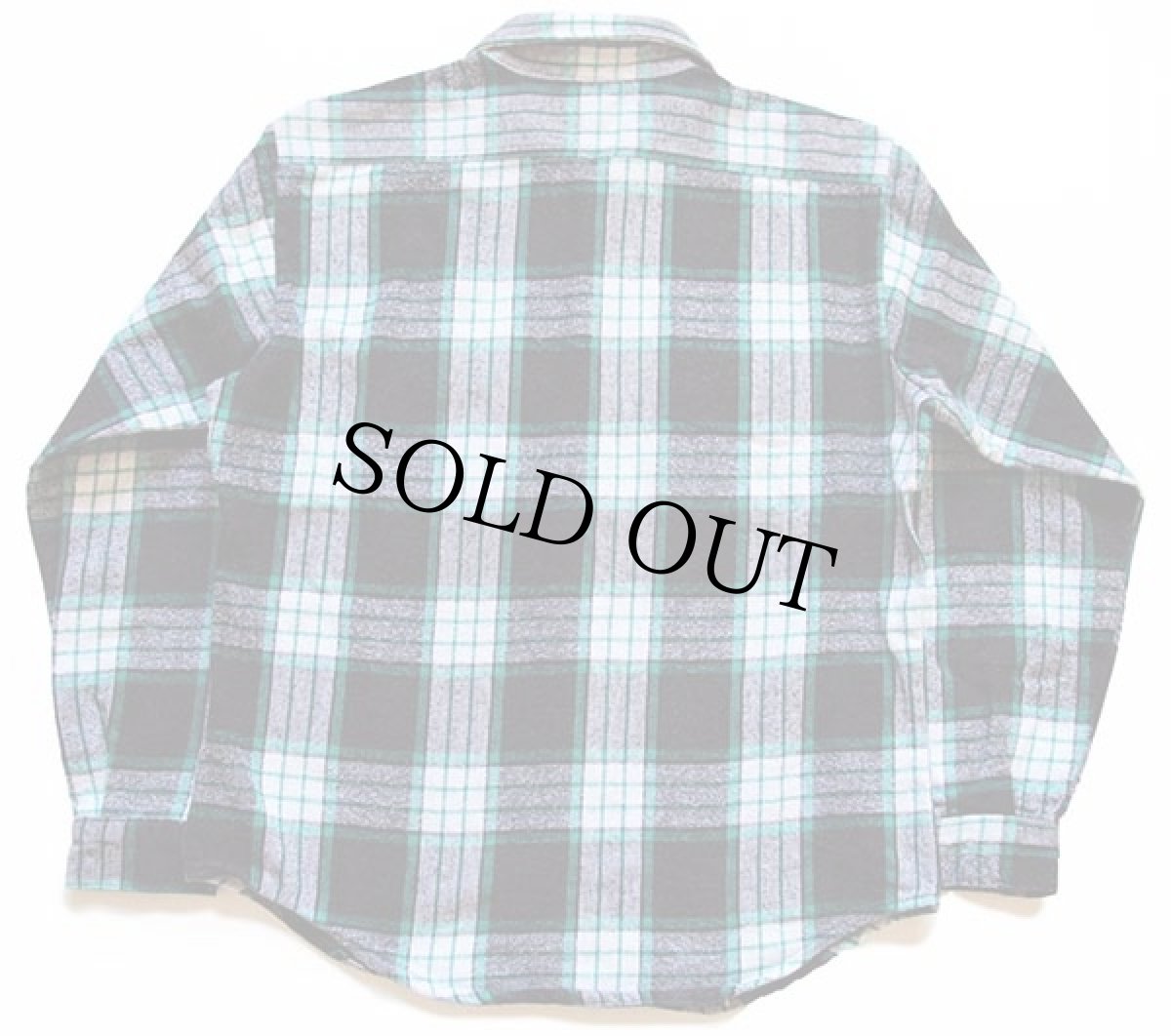 画像2: 80s USA製 FIVE BROTHERファイブブラザー チェック コットン フランネルシャツ L (2)