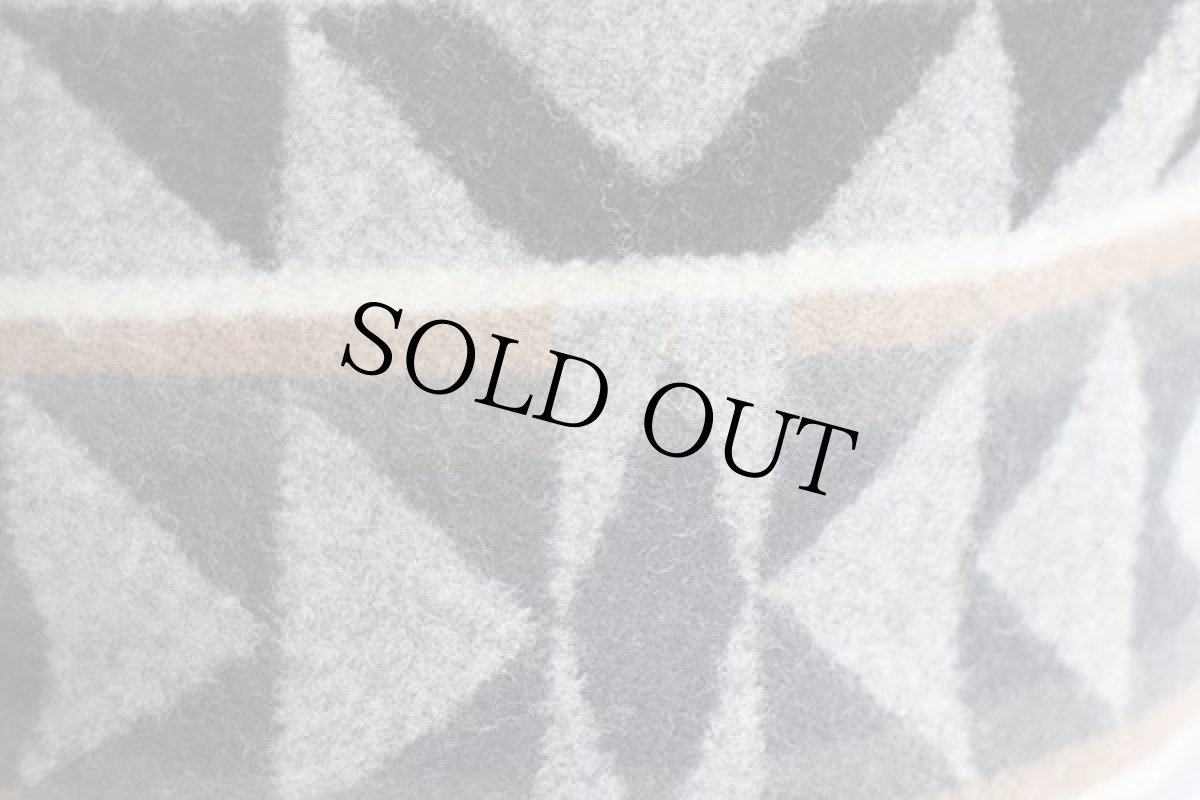 画像9: 80s USA製 PENDLETONペンドルトン ネイティブ柄 ボトムレザー ウール ブランケット ワンショルダーバッグ (9)