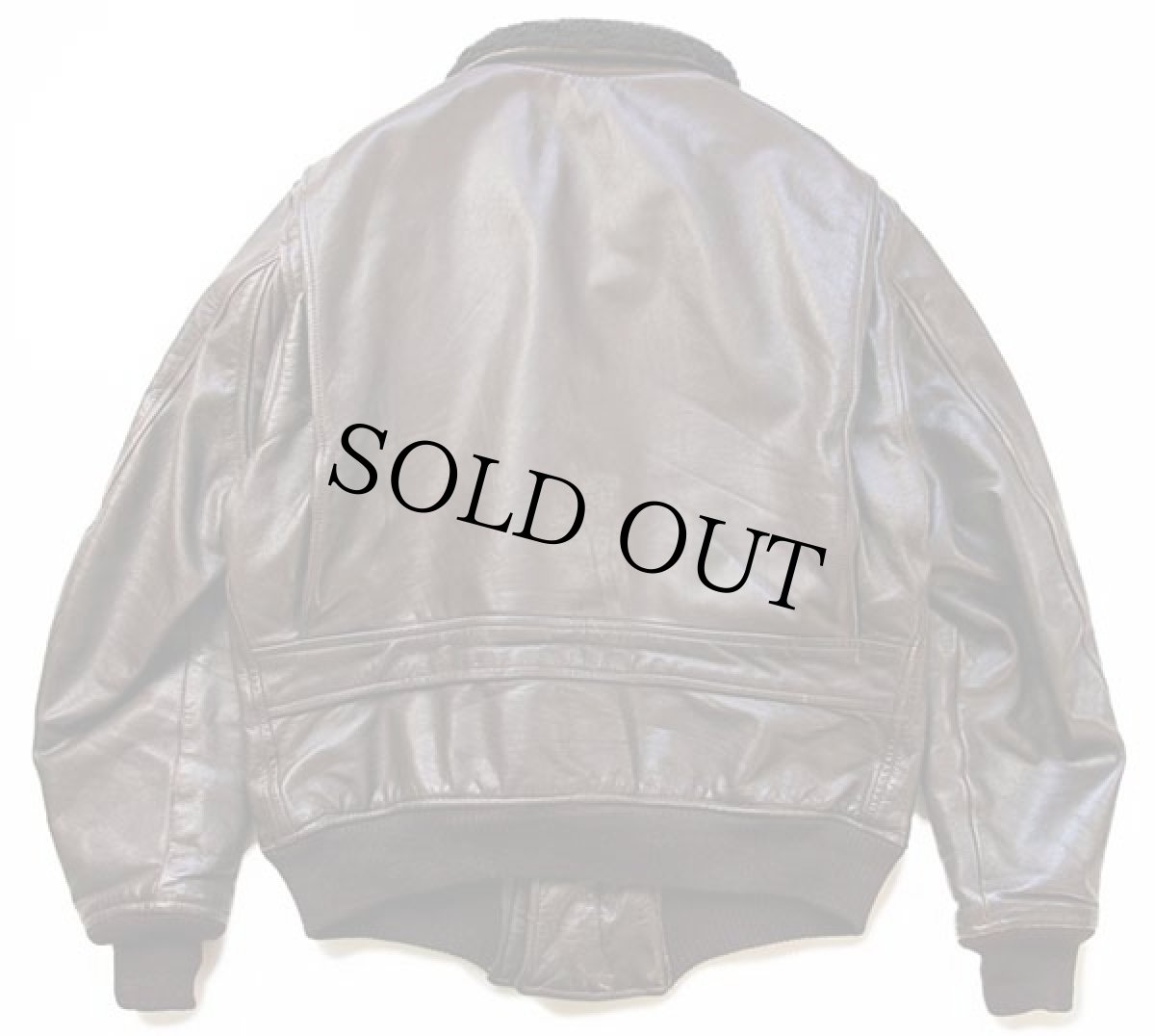 画像2: 70s 米軍 U.S.NAVY G-1 フライト レザージャケット 焦げ茶 (2)