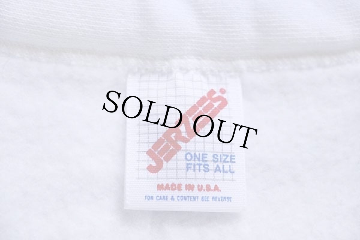 画像4: デッドストック★80s USA製 JERZEES リメイク レース装飾 パチポケ スウェット カーディガン 白 (4)