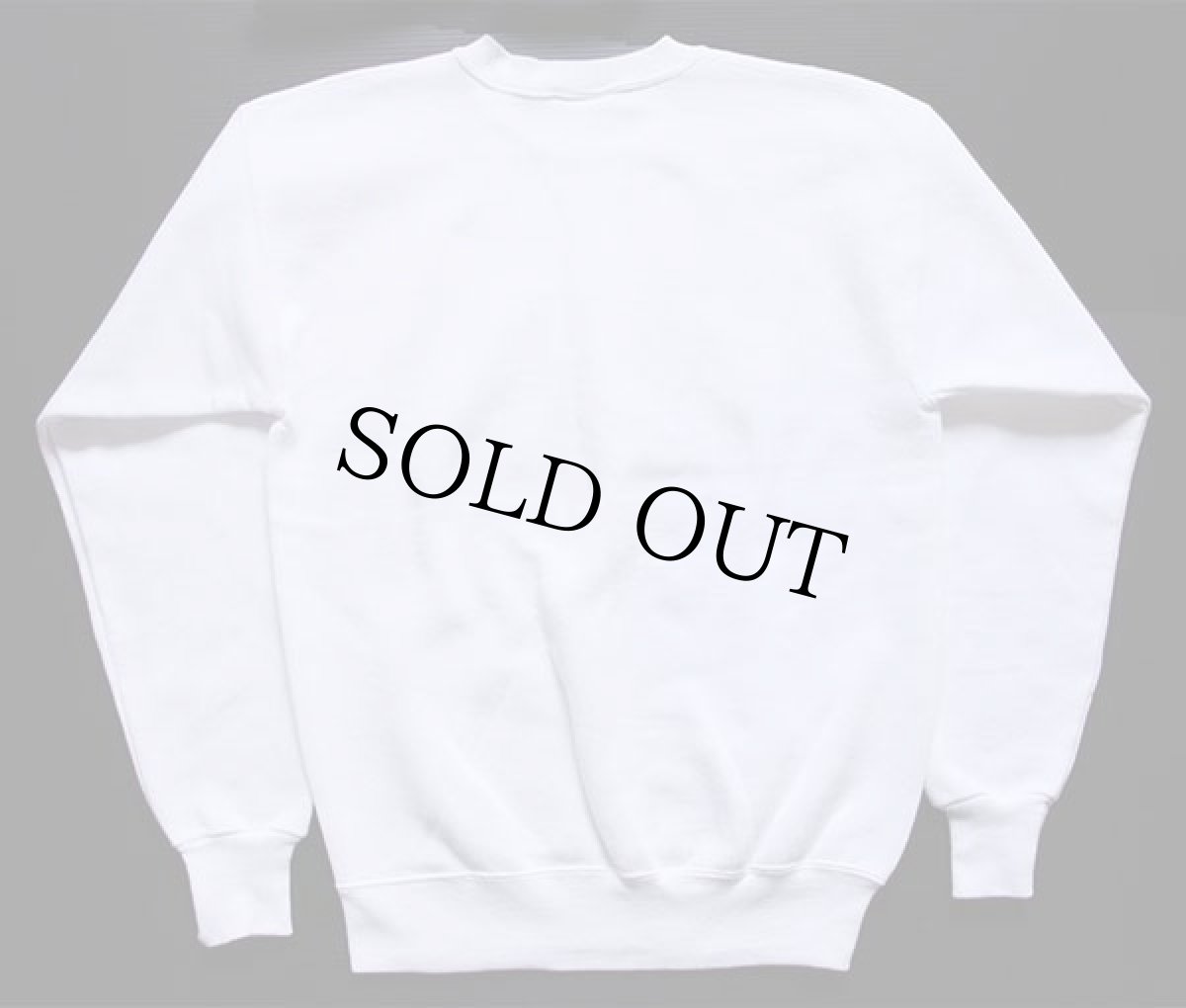 画像2: デッドストック★90s USA製 STURDY SWEATS by Leeリー 無地 スウェット 白 M★ブランク (2)