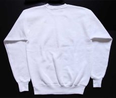 画像2: デッドストック★90s USA製 STURDY SWEATS by Leeリー 無地 スウェット 白 M★ブランク (2)