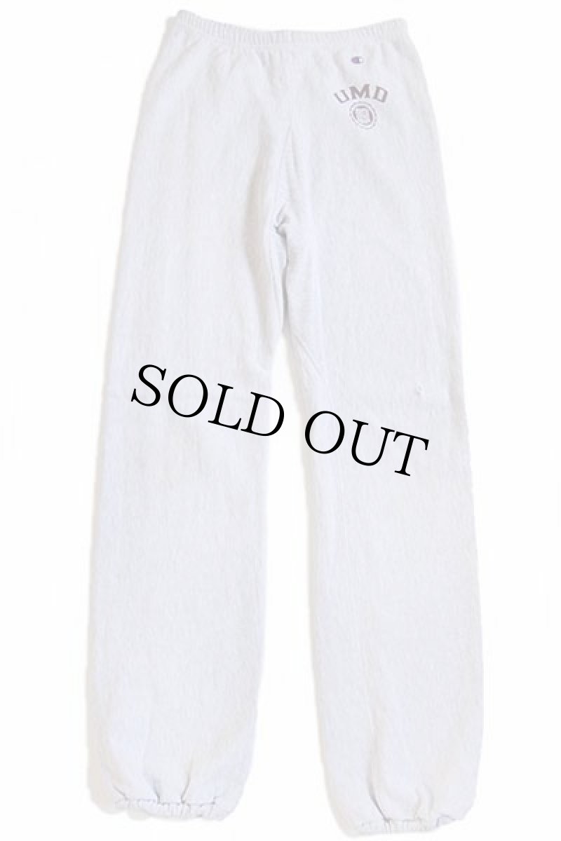 画像2: 80s USA製 Championチャンピオン UMD リバースウィーブ スウェットパンツ 杢グレー L (2)