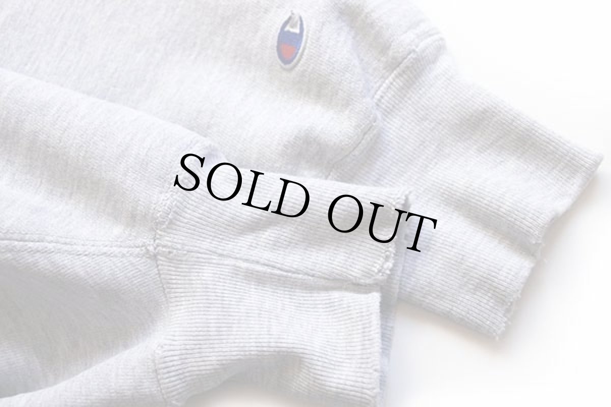 画像6: 90s USA製 Championチャンピオン ST.CLOUD STATE 三段中抜き リバースウィーブ スウェット 杢グレー XXL (6)