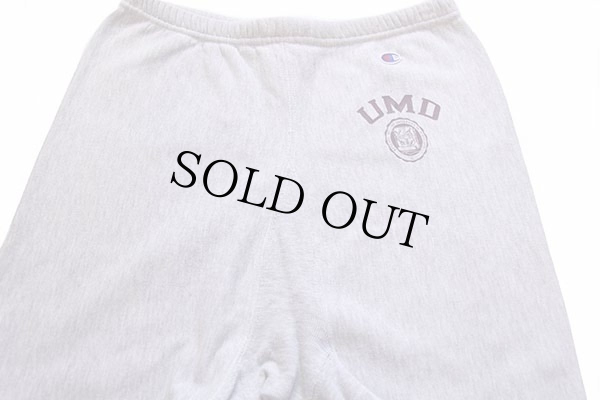 画像4: 80s USA製 Championチャンピオン UMD リバースウィーブ スウェットパンツ 杢グレー L (4)