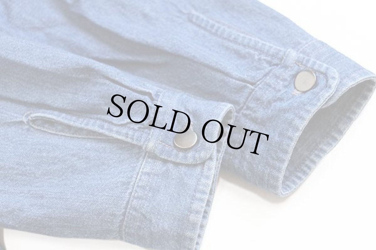 画像6: 90s EddieBauerエディーバウアー デニム シャツワンピース XL (6)