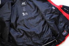 画像6: 90s HELLY HANSENヘリーハンセン ツートン 切り替え Helly-Tech Thinsulate 中綿入り ナイロンジャケット 赤×黒 L (6)