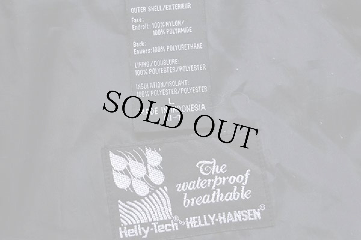 画像5: 90s HELLY HANSENヘリーハンセン ツートン 切り替え Helly-Tech Thinsulate 中綿入り ナイロンジャケット 赤×黒 L (5)