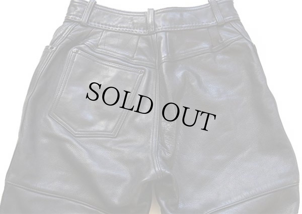 画像5: 80s Hein Gericke Harley-Davidsonハーレー ダビッドソン レザーパンツ 黒 w29 (5)