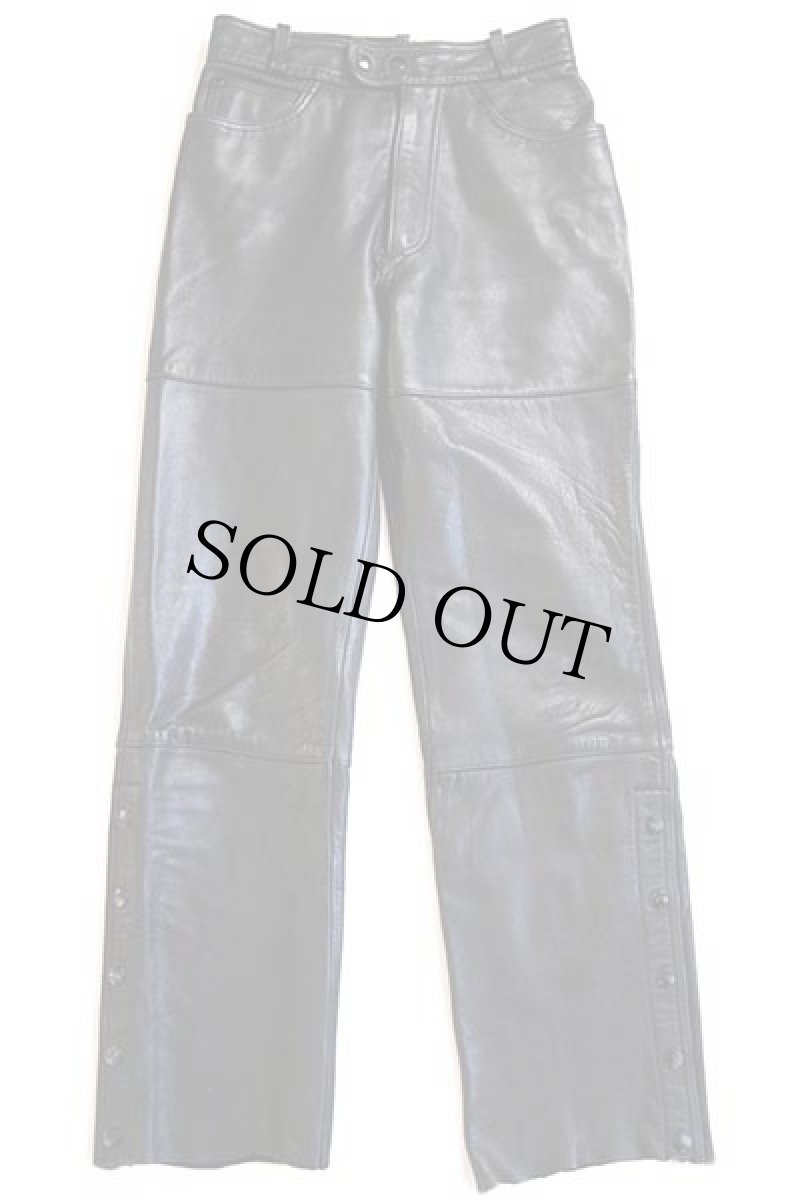 画像2: 80s Hein Gericke Harley-Davidsonハーレー ダビッドソン レザーパンツ 黒 w29 (2)