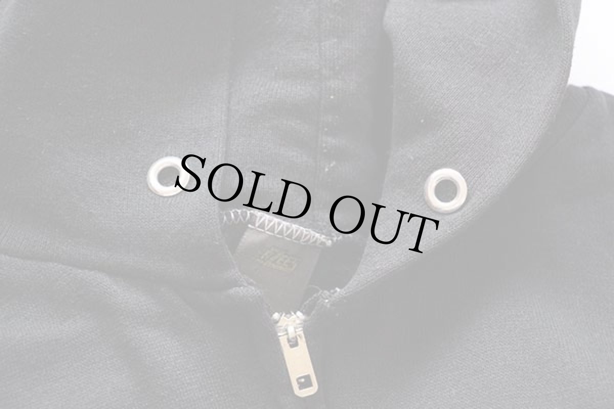 画像6: 80s USA製 HARLEY-DAVIDSONハーレー ダビッドソン 両面プリント スウェット ジップパーカー 黒 L (6)