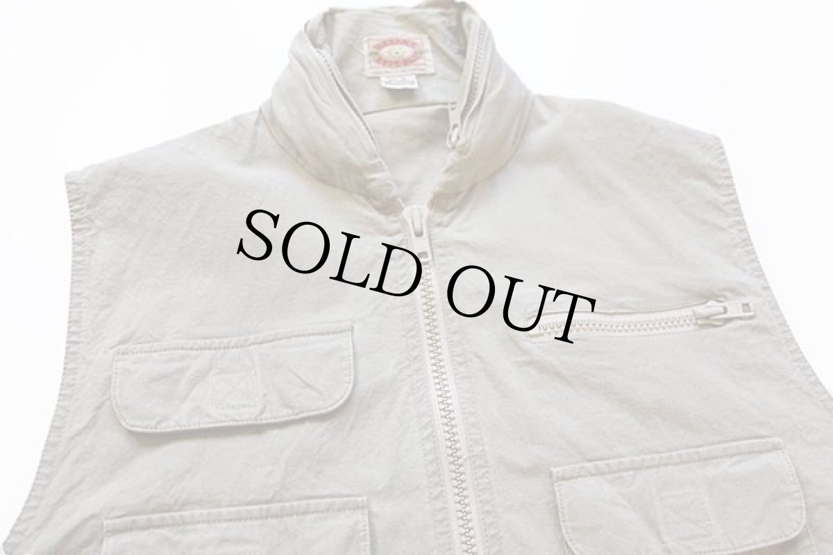 画像3: 80s BANANA REPUBLICバナナリパブリック コットン サファリベスト ベージュ M★カメラマン (3)