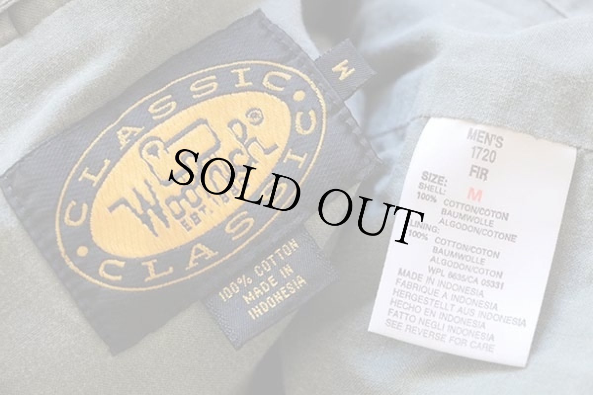 画像4: 90s Woolrichウールリッチ チンスト付き コットン サファリベスト グリーングレー M★カメラマン (4)