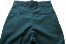 画像5: 70s USA製 Unitog ワークパンツ 深緑 w30 (5)