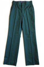 画像2: 70s USA製 Unitog ワークパンツ 深緑 w30 (2)