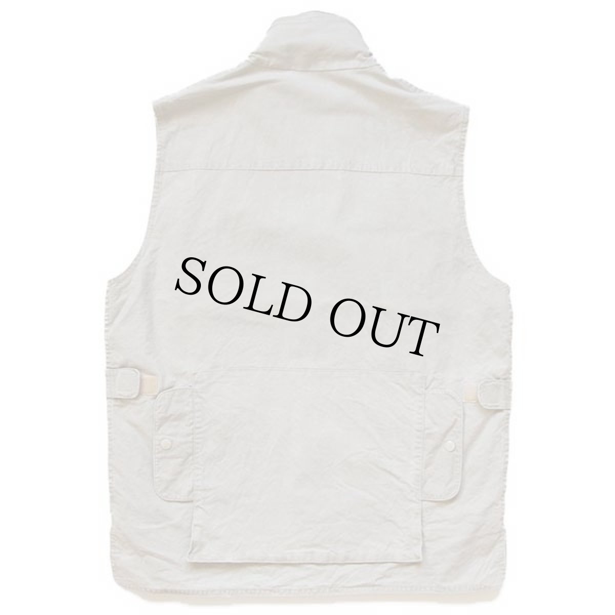 画像2: 80s BANANA REPUBLICバナナリパブリック コットン サファリベスト ベージュ M★カメラマン (2)