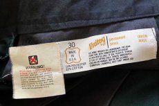 画像6: 70s USA製 Unitog ワークパンツ 深緑 w30 (6)