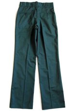 画像3: 70s USA製 Unitog ワークパンツ 深緑 w30 (3)