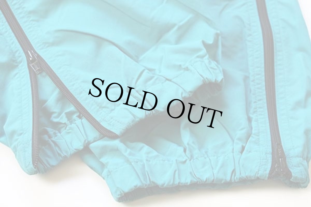 画像7: 80s USA製 L.L.Bean サイドジップ ナイロンパンツ エメラルドグリーン W-L (7)