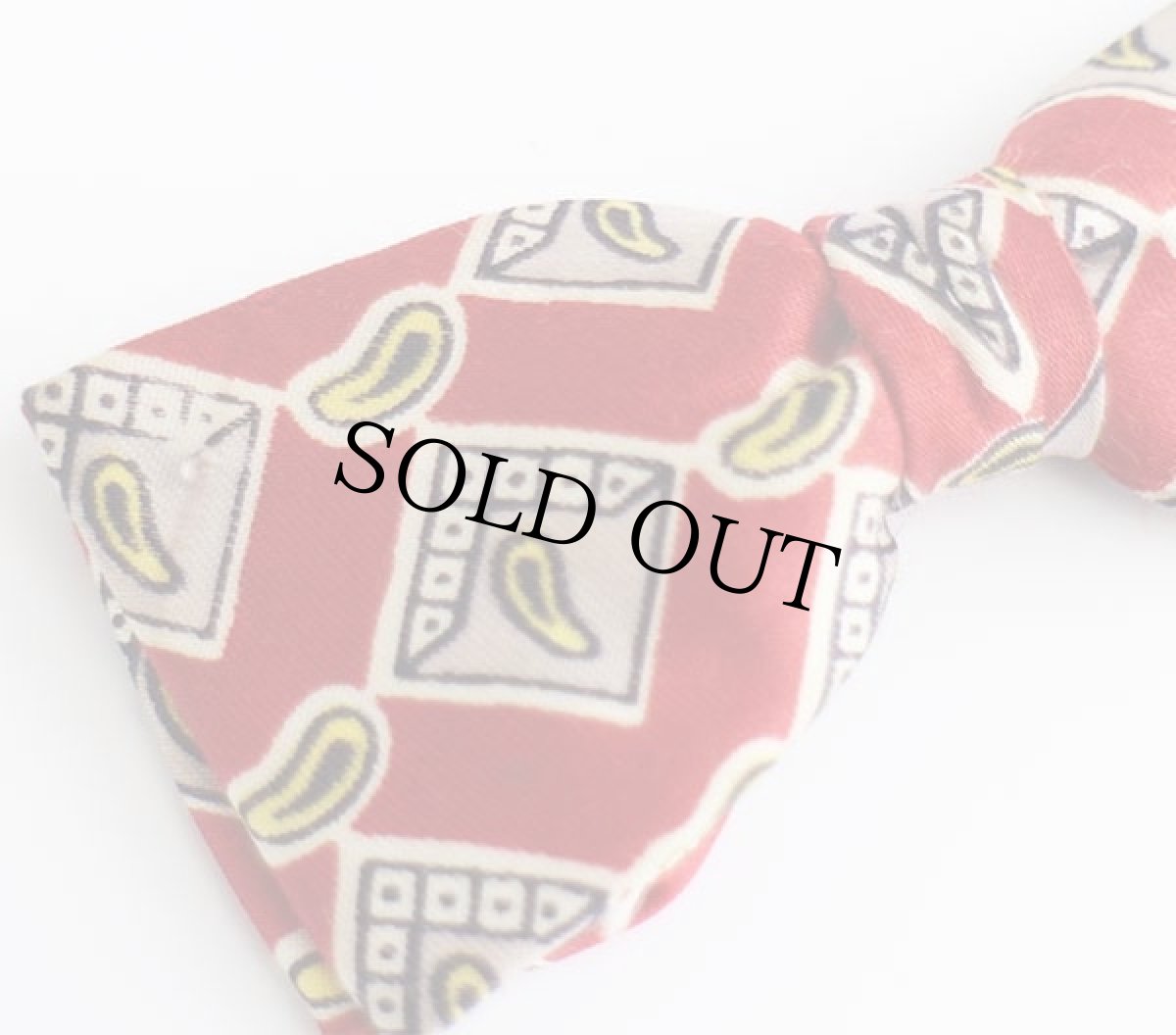 画像3: ビンテージ 総柄 クリップ式 蝶ネクタイ★01 (3)