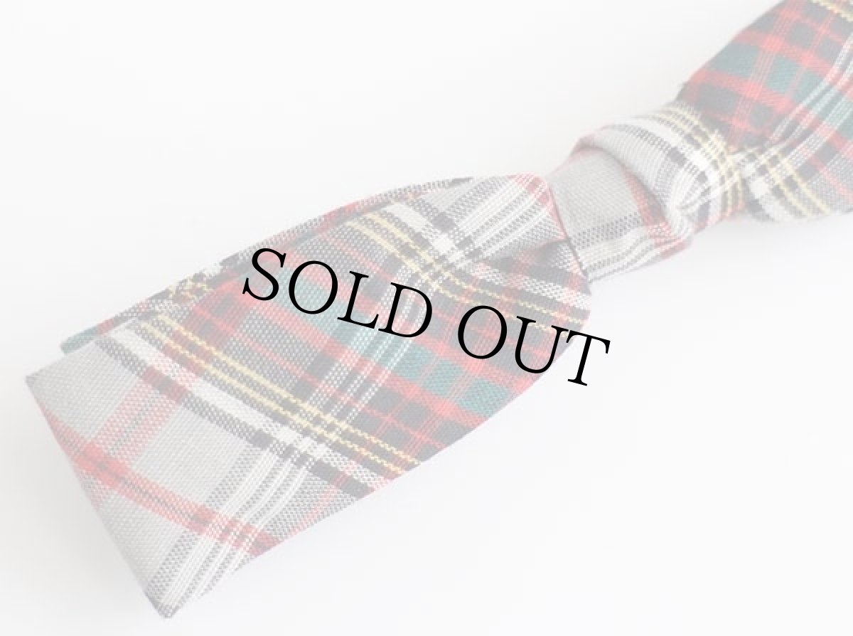 画像3: ビンテージ タータンチェック クリップ式 蝶ネクタイ★04 (3)