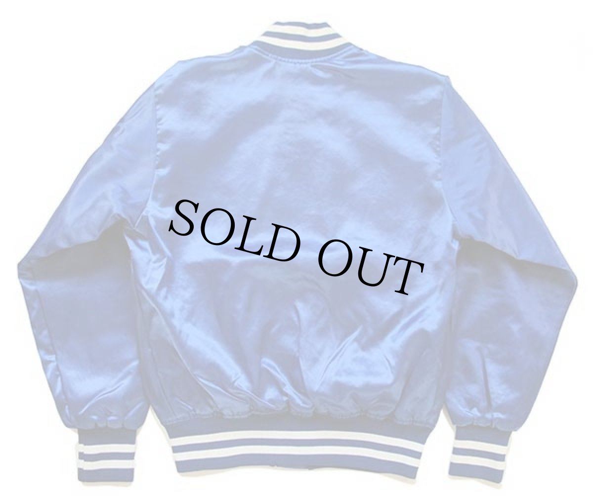 画像2: 80s USA製 Felco MLB Royals パッチ付き ナイロンスタジャン 青 (2)