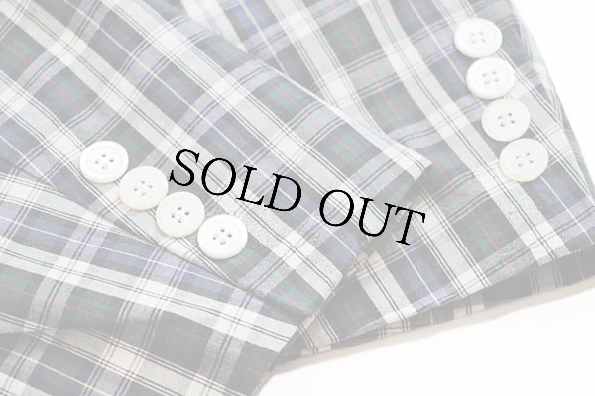 画像6: ポロ ラルフローレン タータンチェック コットン テーラードジャケット (6)