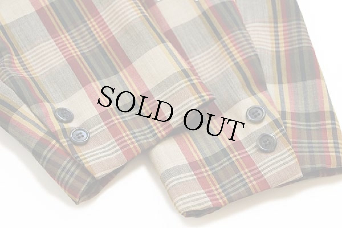 画像6: 60s CRICKETEER マドラスチェック コットン テーラードジャケット (6)