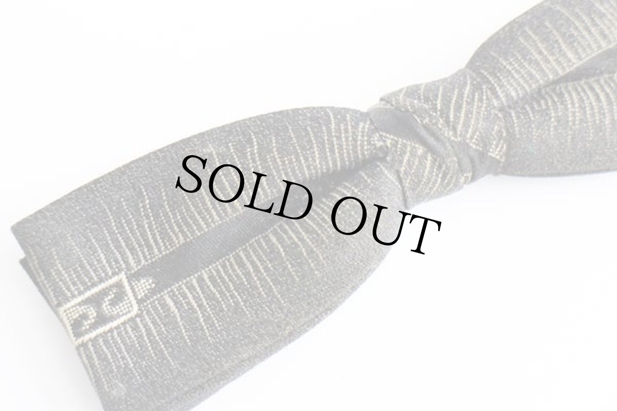 画像3: ビンテージ 刺繍入り クリップ式 蝶ネクタイ★10 (3)