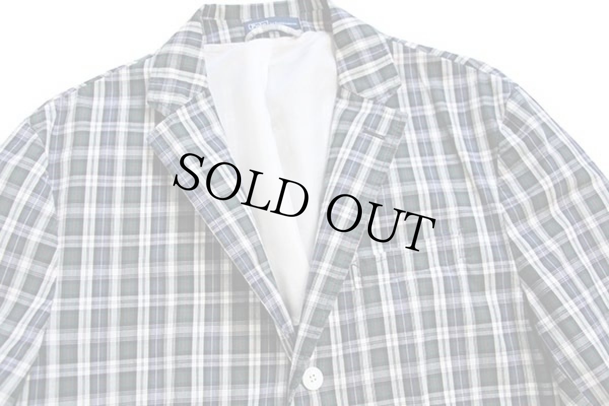 画像3: ポロ ラルフローレン タータンチェック コットン テーラードジャケット (3)