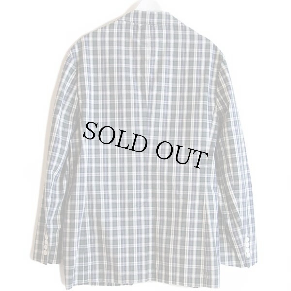 画像2: ポロ ラルフローレン タータンチェック コットン テーラードジャケット (2)