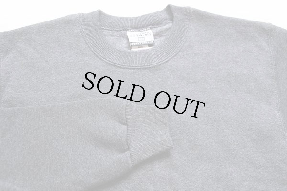 画像4: デッドストック★90s USA製 STURDY SWEATS by Leeリー 無地 スウェット チャコールグレー BOYS XL★ブランク (4)