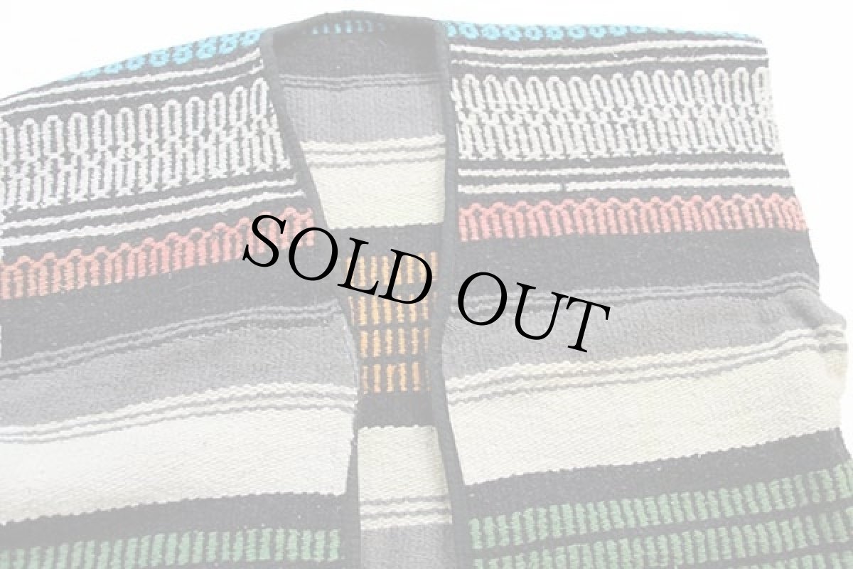 画像3: ビンテージ メキシカン ラグ ベスト★ポンチョ (3)