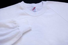 画像3: 80s USA製 JERZEES 無地 スウェット 白 XL★ブランク (3)