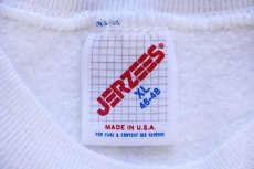 画像4: 80s USA製 JERZEES 無地 スウェット 白 XL★ブランク (4)