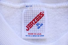 画像4: 80s USA製 JERZEES 無地 スウェット 白 XL (4)