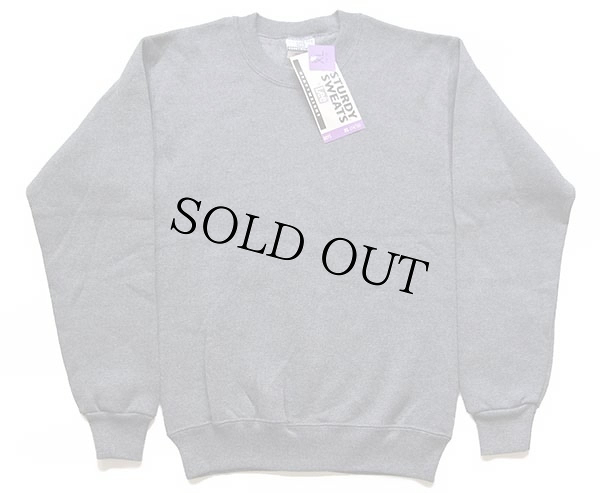 画像2: デッドストック★90s USA製 STURDY SWEATS by Leeリー 無地 スウェット チャコールグレー BOYS XL★ブランク (2)