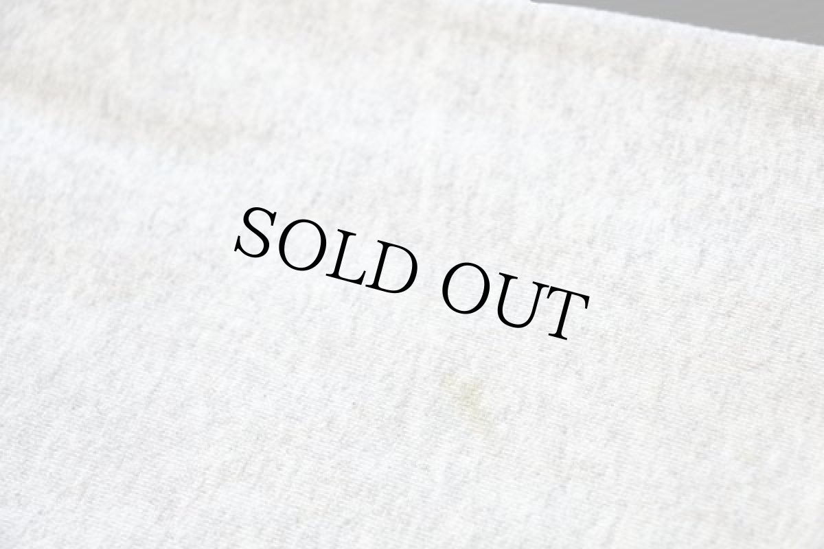 画像6: 90s USA製 Disneyディズニー ミッキー マウス フェルトパッチ付き スウェット ジップパーカー 杢ライトグレー M (6)