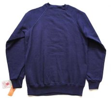 画像3: デッドストック★70s USA製 Bassett-Walker Sturdy Sweats 無地 スウェット 紺 L (3)