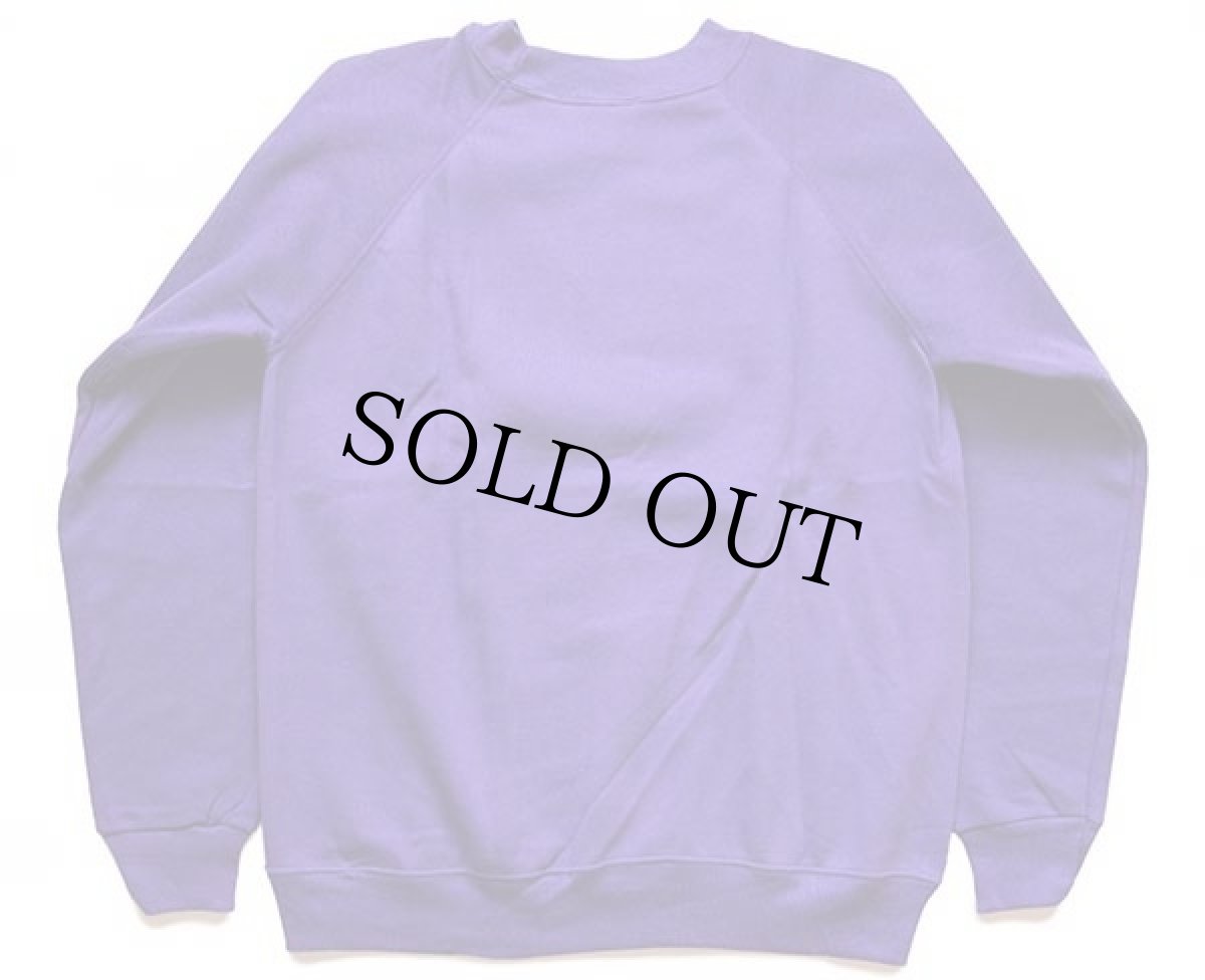 画像3: デッドストック★90s USA製 Hanes Her Way 無地 スウェット 紫 M★ブランク (3)