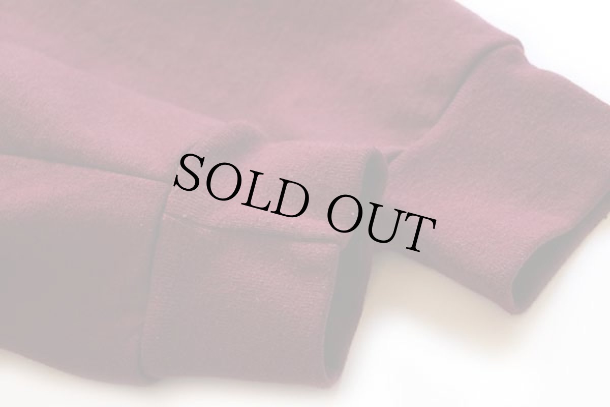 画像6: 90s USA製 CAMBERキャンバー WEIS BUILDERS 刺繍 サーマルライナー スウェット ジップパーカー バーガンディ 2XL (6)