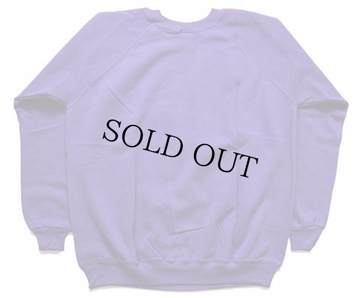 画像3: デッドストック★90s USA製 Hanes Her Way 無地 スウェット 紫 L★ブランク (3)